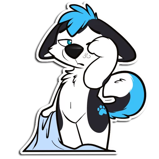 😴 Стикер «ProHuskyCub» для Telegram