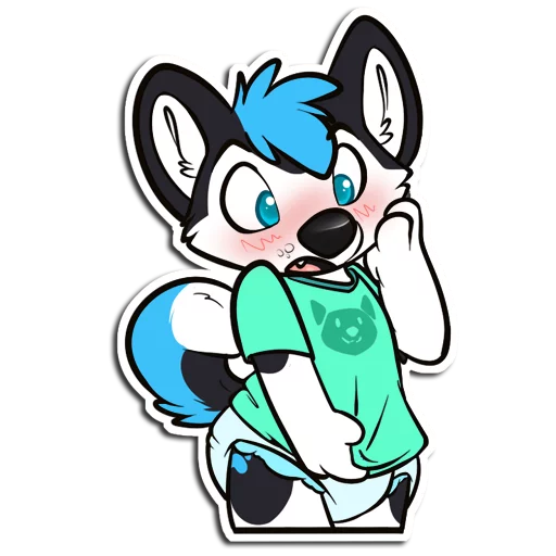 😣 Стикер «ProHuskyCub» для Telegram
