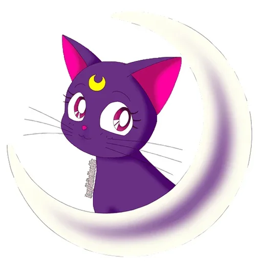💗 Стикер «Luna Artemis» для Telegram