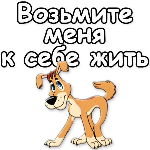 🙏 Стикер «Простоквашино» для Telegram
