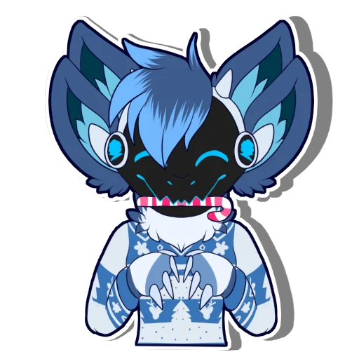 🍬 Стикер «Zephy The Protogen» для Telegram