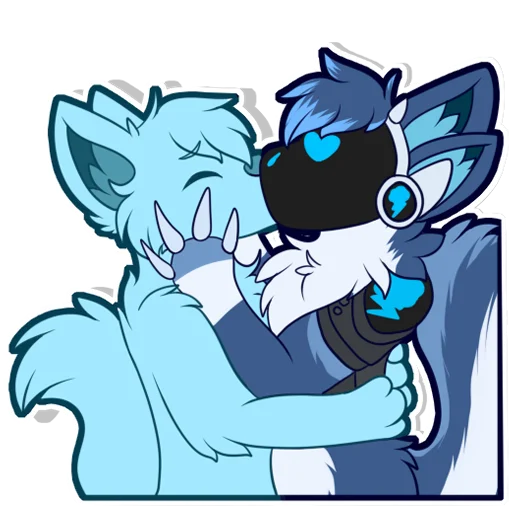 😘 Стикер «Zephy The Protogen» для Telegram