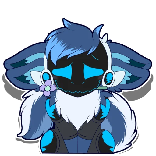 ☺ Стикер «Zephy The Protogen» для Telegram