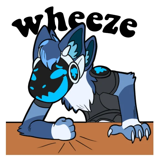 🤣 Стикер «Zephy The Protogen» для Telegram