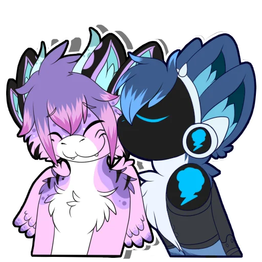 😘 Стикер «Zephy The Protogen» для Telegram