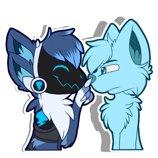 👉 Стикер «Zephy The Protogen» для Telegram