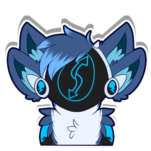 ↩ Стикер «Zephy The Protogen» для Telegram