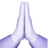 🙏 Эмодзи «Prplncks #emoji #color #purple» для Telegram