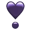 ❣️ Эмодзи «Prplncks #emoji #color #purple» для Telegram