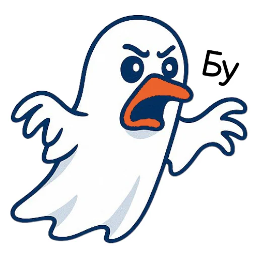👻 Стикер «Психологусь» для Telegram