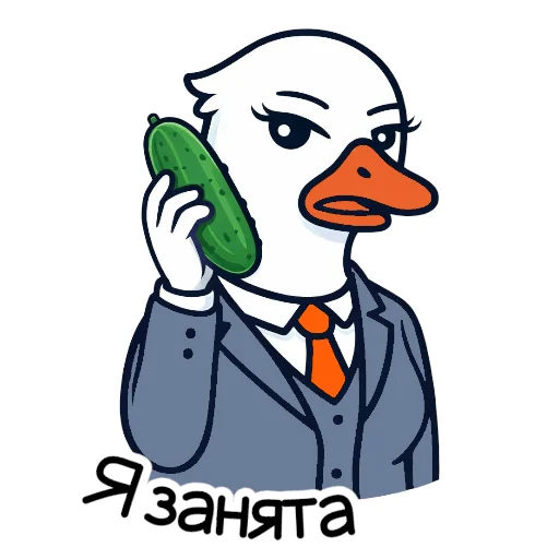 🥒 Стикер «Психологусь» для Telegram