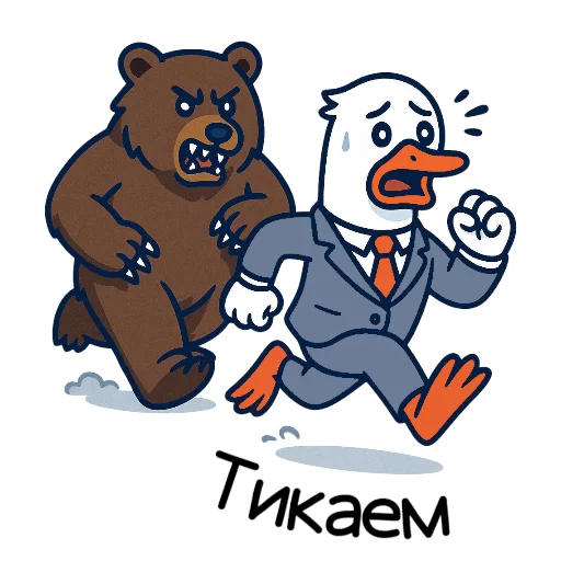 🐻 Стикер «Психологусь» для Telegram