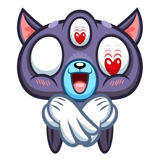 🤬 Стикер «Psy Cat» для Telegram