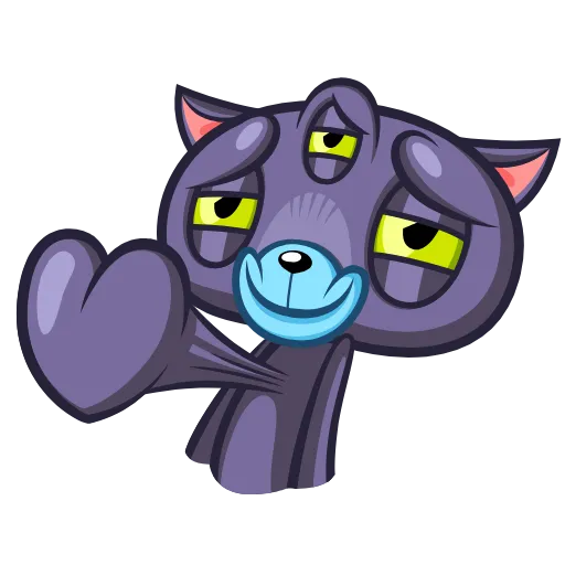 😓 Стикер «Psy Cat» для Telegram