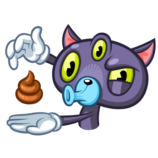 😰 Стикер «Psy Cat» для Telegram