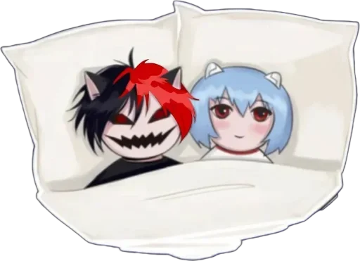 😍 Стикер «psycho cursed» для Telegram