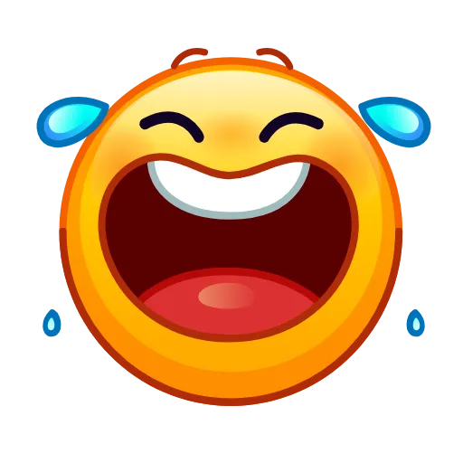 😂 Стикер «Psychopath Smiles» для Telegram