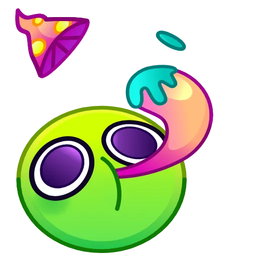 🥳 Стикер «Psychopath Smiles» для Telegram