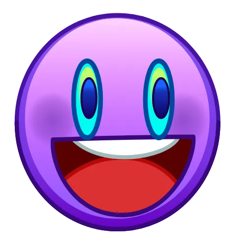 🙄 Стикер «Psychopath Smiles» для Telegram