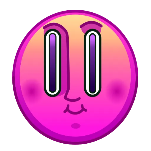 🌝 Стикер «Psychopath Smiles» для Telegram