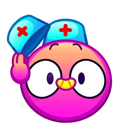 🤕 Стикер «Psychopath Smiles» для Telegram