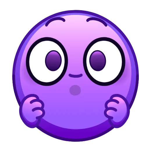 😍 Стикер «Psychopath Smiles» для Telegram