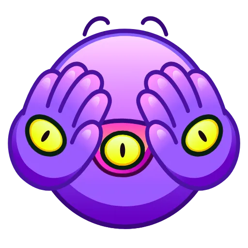 😜 Стикер «Psychopath Smiles» для Telegram