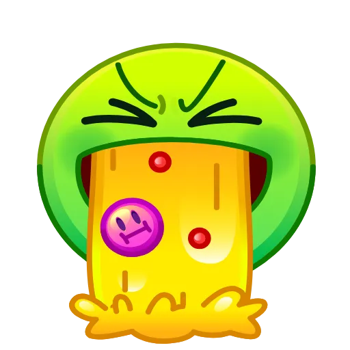 🤮 Стикер «Psychopath Smiles» для Telegram