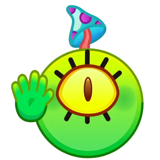 🖖 Стикер «Psychopath Smiles» для Telegram