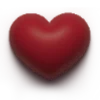 ❤️ Эмодзи «Тёмно-бордовые буквы» для Telegram