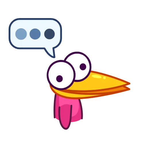 💬 Стикер «Птенец» для Telegram