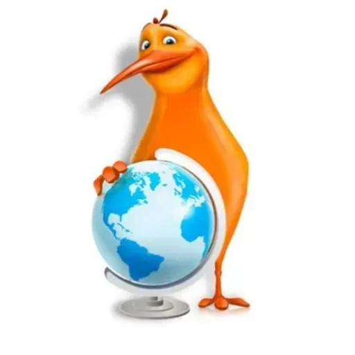🐦 Стикер «птица киви» для Telegram