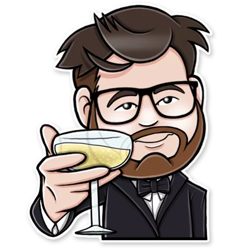 🍷 Стикер «& Tanik72» для Telegram