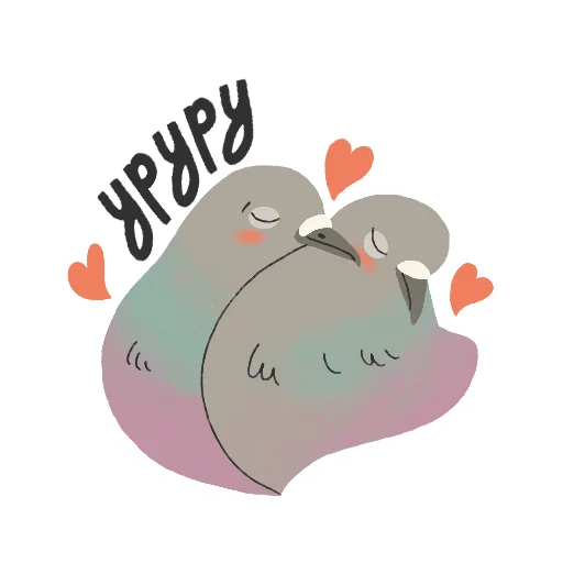 💓 Стикер «ptushki» для Telegram