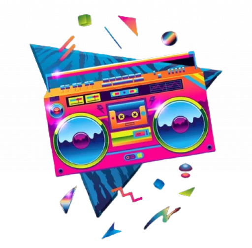 📻 Стикер «Public mustic TV» для Telegram