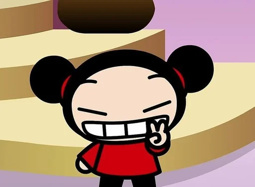 ✌️ Стикер «pucca ama garu» для Telegram