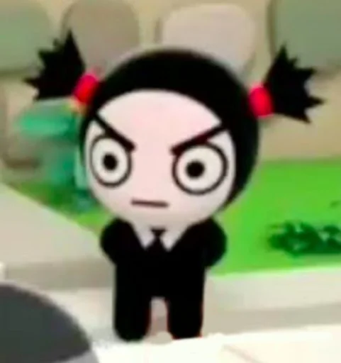 🧍 Стикер «pucca ama garu» для Telegram