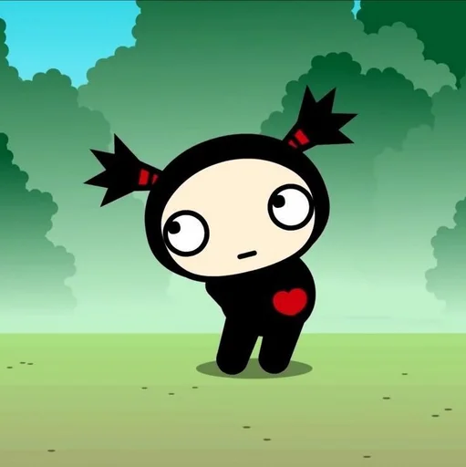 😐 Стикер «pucca ama garu» для Telegram
