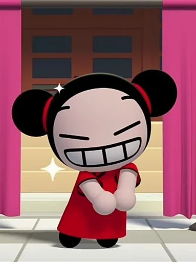 😁 Стикер «pucca ama garu» для Telegram