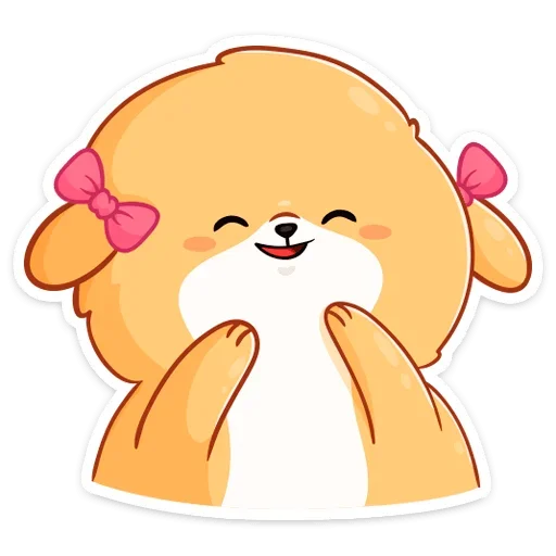 ☺️ Стикер «Рыжий пудинг» для Telegram