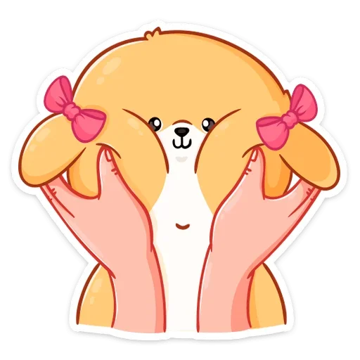 ☺️ Стикер «Рыжий пудинг» для Telegram