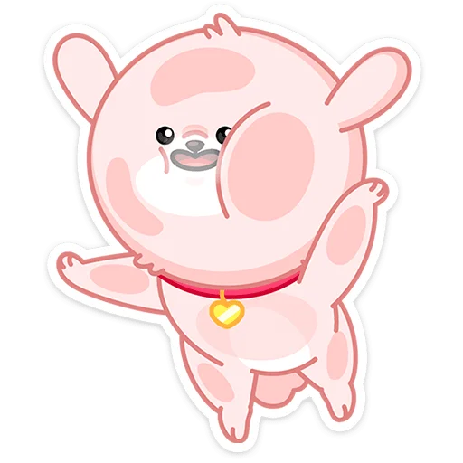 🐕 Стикер «Пёс Пудинг» для Telegram
