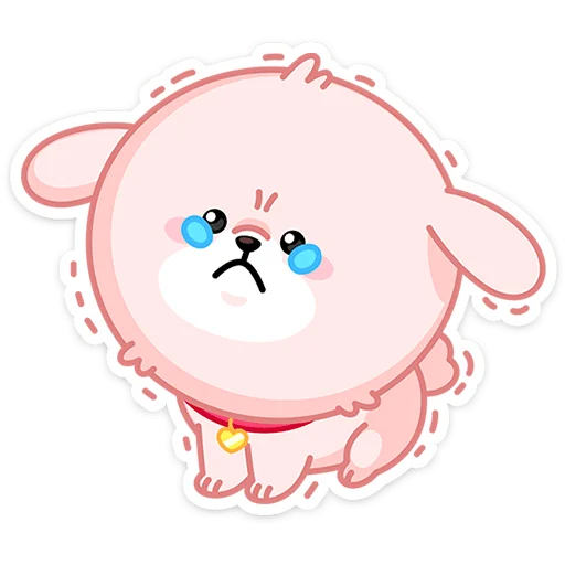 🐕 Стикер «Пёс Пудинг» для Telegram