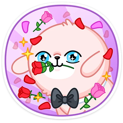 🐕 Стикер «Пёс Пудинг» для Telegram