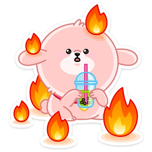🐕 Стикер «Пёс Пудинг» для Telegram