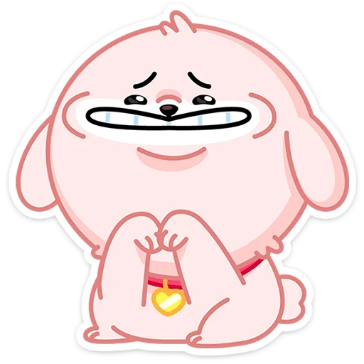 🐕 Стикер «Пёс Пудинг» для Telegram