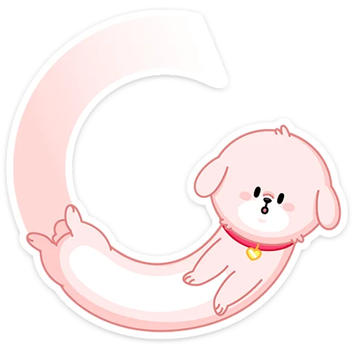 🐕 Стикер «Пёс Пудинг» для Telegram