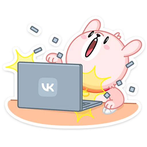 🐕 Стикер «Пёс Пудинг» для Telegram