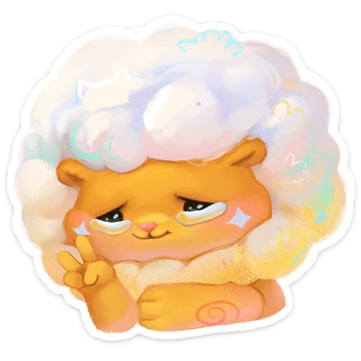 😍 Стикер «Пафф» для Telegram