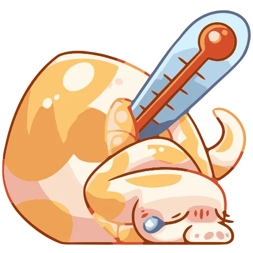 🤒 Эмодзи «Питончик Пончик» для Telegram